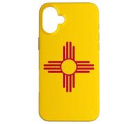 NUOVA BANDIERA DELLO STATO DEL MESSICO SIMBOLO ZIA SUN ALBUQUERQUE SANTA FE Custodia per iPhone 16 Plus