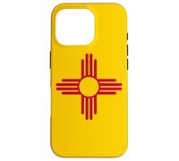 NUOVA BANDIERA DELLO STATO DEL MESSICO SIMBOLO ZIA SUN ALBUQUERQUE SANTA FE Custodia per iPhone 16 Pro