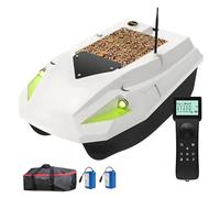 Nuova Barca Esche D50B con GPS e Luci per Pesca Notturna, Posizionamento a 100 Punti, Velocità Regolabile, Capacità di Carico 2 kg, Ideale per Lancio Esche / Traina / Rete da Pesca - Bianca