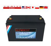 Nuova batteria al litio ferro fosfato 24V 60Ah batteria integrata BMS LFP LiFePO4 per camper vento energia solare Scooter triciclo barca