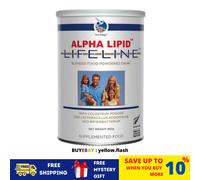 Nuova bevanda in polvere latte colostro Alpha Lipid Lifeline 450 g spedizione...