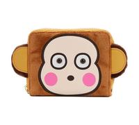 Nuova borsa a portafoglio con cerniera per costume Sanrio Monkichi con licenza u