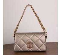 Nuova borsa a tracolla di lusso da donna di colore champagne, elegante e alla moda, in morbida pelle trapuntata con cuciture, con catena, versatile e di grande capacità, adatta per l'uso quotidiano Mo