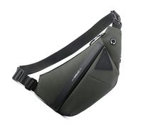 Nuova Borsa A Tracolla Per Uomo, Borsa A Mano Casual Alla Moda Borse Da Trekking Zaino Da Ciclismo,Verde,Left