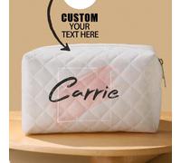 Nuova borsa cosmetica, borsa cosmetica con foto personalizzata, può essere personalizzata con il tuo design unico, borsa cosmetica con zip leggera, perfetta anche come portamonete, astuccio per matite