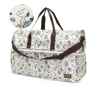 Nuova Borsa da Viaggio Pieghevole Impermeabile da 38L, Grande Capacità, Leggera, con Design Snoopy, Borsa Casual per Viaggi e Attività all'Aperto