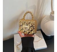 Nuova borsa mini alla moda in colore unito a rombi in acrilico, borsa per rossetto, borsa a tracolla con catena, borsa a spalla e a tracolla Modello monogrammaPMMA