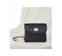 Nuova borsa multifunzionale alla moda, versatile, con ricamo a rombi e catena staccabile, utilizzabile come marsupio, borsa a spalla o borsa a tracolla, borsa occidentale da donna come regalo di Natal