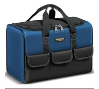 Nuova borsa per attrezzi quadrata con più capacità del 30% Custodia per attrezzi impermeabile multitasche per attrezzi per attrezzi da elettricista