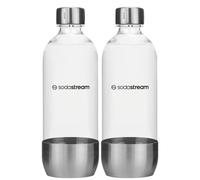NUOVA Bottiglia Sodastream Silver Elegance 1L 2 pezzi compatibile con Sprudler