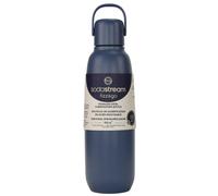 NUOVA bottiglia termica SodaStream FizzGo 900 ml blu scuro acciaio inox lavab...