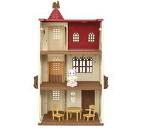 NUOVA casa con tetto rosso delle famiglie Sylvanian epoca con ascensore HA-49...