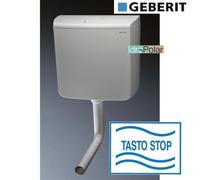 NUOVA CASSETTA WC ESTERNA A ZAINO GEBERIT AP110 RIO CON TASTO STOP CAPACITÁ 9 LT