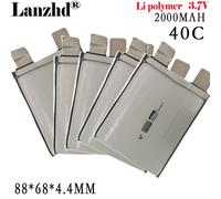 Nuova cella di batteria 446888 3.7V 2000mAh 40C per avviatore di emergenza per auto avviamento di emergenza accensione dell'automobile scarico elevato 88*68*4.4mm