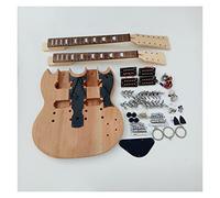 Nuova Chitarra Elettrica A Doppia Testa Incompiuta Con Tutto L'hardware insieme professionale della chitarra elettrica