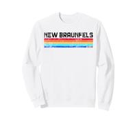 Nuova Città Natale di Braunfels Stato del Texas New Braunfels Felpa