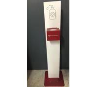 NUOVA COLONNA PIANTANA PORTA SAPONE IN FERRO