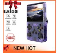 Nuova console di gioco portatile retrò R36S Schermo IPS da 3,5 pollici Ampio spazio di archiviazione: sistema Arkos da 64 GB/128 GB Supporta più lingue