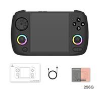 Nuova console di gioco portatile RG CubeXX, console di gioco portatile retrò, schermo da 4,0 pollici, sistema Linux, supporto 2.4G wireless gamepad uscita TV 5G WIFI Bluetooth 4.2 nero