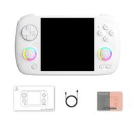 Nuova console di gioco portatile RG CubeXX, console di gioco portatile retrò, schermo da 4,0 pollici, sistema Linux, supporto 2.4G wireless gamepad uscita TV 5G WIFI Bluetooth 4.2 bianco