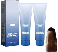 Nuova crema lisciante 2025 per uomo e donna, trattamento nutriente e rapida per capelli crespi e danneggiati, adatta a tutti i tipi