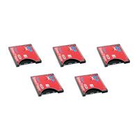 Nuova custodia per schede SD supporta l'adattatore per schede SD Wi-Fi wireless rosso