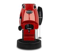 Didiesse Baby Frog Coffee & Tea - Macchina da Caffè a Cialde, con Frullino Montalatte e Doppio Portacialde per Caffè e Tè, Basso Consumo 450W, Erogatore Acqua Calda. (Rosso Pieno)