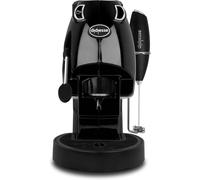 Didiesse Baby Frog Coffee & Tea - Macchina da Caffè a Cialde, con Frullino Montalatte e Doppio Portacialde per Caffè e Tè, Basso Consumo 450W, Erogatore Acqua Calda. (Nero)