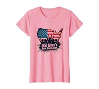 Nuova Generazione di Old Glory Maglietta, Donna, Rosa, XL