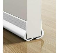 Nuova guarnizione in PVC flessibile per la parte inferiore della porta, guarnizione antispiffero sotto la porta, guarnizione antirumore, guarnizione antispiffero-C