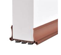 Nuova Guarnizione Inferiore For Porta Silenziosa, Guarnizione Isolante For Porta Senza Colla, Striscia Di Lana, Striscia Di Isolamento Acustico For Camera Da Letto(Brown,1PC)