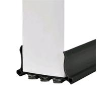 Nuova Guarnizione Inferiore For Porta Silenziosa, Guarnizione Isolante For Porta Senza Colla, Striscia Di Lana, Striscia Di Isolamento Acustico For Camera Da Letto(Black,5PCS)