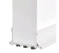 Nuova Guarnizione Inferiore For Porta Silenziosa, Guarnizione Isolante For Porta Senza Colla, Striscia Di Lana, Striscia Di Isolamento Acustico For Camera Da Letto(White,3PCS)