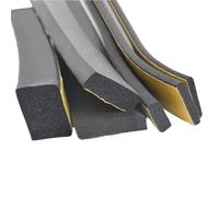 Nuova Guarnizione Sigillante In Spugna Autoadesiva, Spessa, In Gomma EPDM Nera, Adesiva Su Un Lato, In Schiuma Fonoassorbente, Anticollisione(5mm x 10mm x 10m)