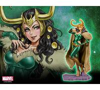 NUOVA KOTOBUKIYA MARVEL Bishoujo MARVEL UNIVERSE Lady Loki scala 1/7 figura G...