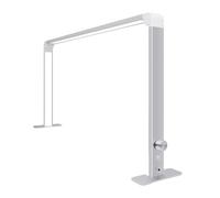 Nuova lampada for unghie a mezzaluna a LED dimmerabile for , for la bellezza delle , estensione ciglia, da tavolo pieghevole for lettura, luce di riempimento, con dimmer(Silver 36W)