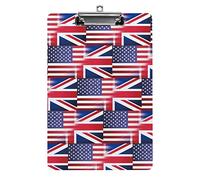 Nuova lavagna per appunti in formato A4 con bandiera americana britannica, divertente, estetica, da lavoro, per studiare, lettera, standard, 12,5×8,5 in faesite, per aula scolastica, bambini, scrittu