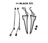 Nuova Luci Direzionali Anteriore LED Amber Per Moto Harley Touring Nera