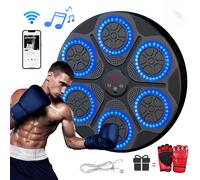Nuova macchina da boxe musicale Smart Bluetooth montata a parete Music Boxing Trainer Gym Home Boxe elettronico Attrezzatura per punzonatura bersaglio Battery-free version