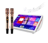Nuova macchina per karaoke 2024, touch screen da 19,5 pollici, controllo app del telefono, download gratuito di brani dal cloud, sistema karaoke tutto in uno, con microfono a riverbero