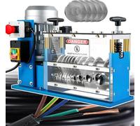 Nuova macchina spelafili automatica per il riciclaggio di rottami di rame, spelafili elettrici industriali da 370 W/750 W, 30 m/min, spela gomma/plastica da 1,5-38 mm(750W)