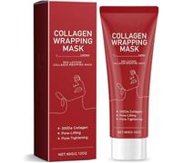 Nuova maschera avvolgente al collagene e lattosio rosso, maschera lifting profonda antirughe al collagene, restringimento dei pori, pelle luminosa, gel lifting antirughe, idratante