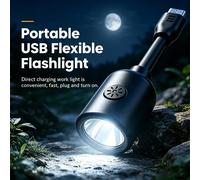 Nuova mini torcia a LED luminosa di tipo C, portatile per esterni, universale, regolabile, luce notturna per ciclismo, multiuso