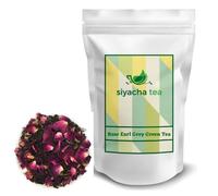 Nuova miscela disintossicante Rose Earl Grey Green Tea Pure Herbal Loose...