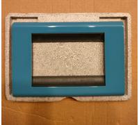 NUOVA ORIGINALE PLACCA 3 posti 4713AZ AZZURRA BTICINO LIVING CLASSIC BITICINO