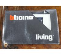 NUOVA ORIGINALE PLACCA 3 posti 4713BA BIANCA BTICINO LIVING CLASSIC BITICINO