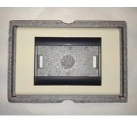 NUOVA ORIGINALE PLACCA 3 posti 4713BE BEIGE BTICINO LIVING CLASSIC BITICINO