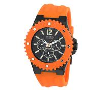 NUOVA Orologio Guess Uomini Arancio Overdrive W11619G4
