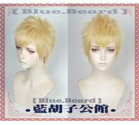 Nuova Parrucca Cosplay Persona5 Ryuji Sakamoto Parrucca per giochi di ruolo di Halloween Parrucca P5 dorata + berretto parrucca