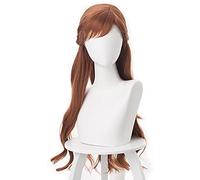 Nuova Parrucca Cosplay Principessa Anna Olaf'S Adventure Cosplay Parrucca Anna Mix Marrone Treccia 70 Cm Parrucche Sintetiche Lunghe Dei Capelli + Berretto Parrucca